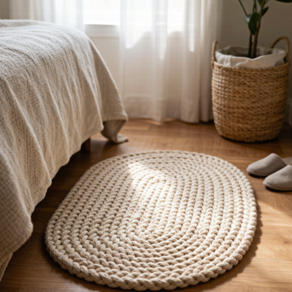 Handwoven Cotton Rope Floor Mat